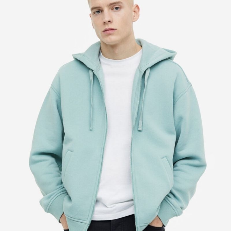 Hoodie H&M Man Zipper