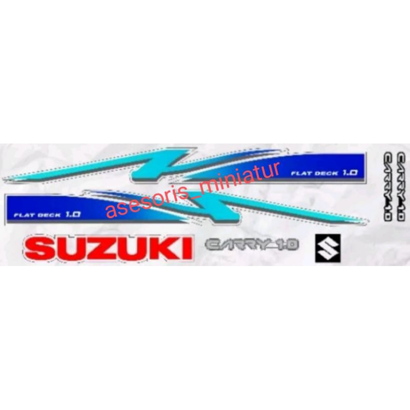 STIKER SUZUKI CARRY SKALA 10 WPL