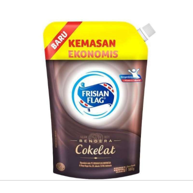 

Susu Kental manis Frisian Flag 545gr Coklat dan putih