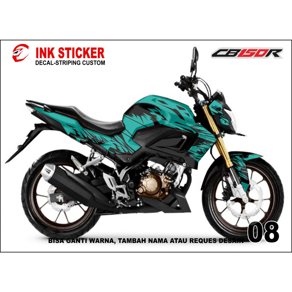 Sticker Decal New CB 150R 2021 08 Stiker CB 150R V4   Fullbody