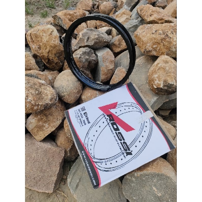 VELG ALMUNIUM RING 18 VELG ROSI VELG VROSSI VELG ROSSI ALMUNIUM HITAM GLOSI UKURAN 140 160 185 218 R