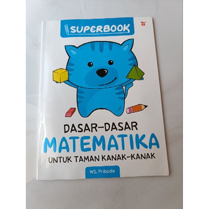 Buku original aktivitas anak TK superbook dasar matematika