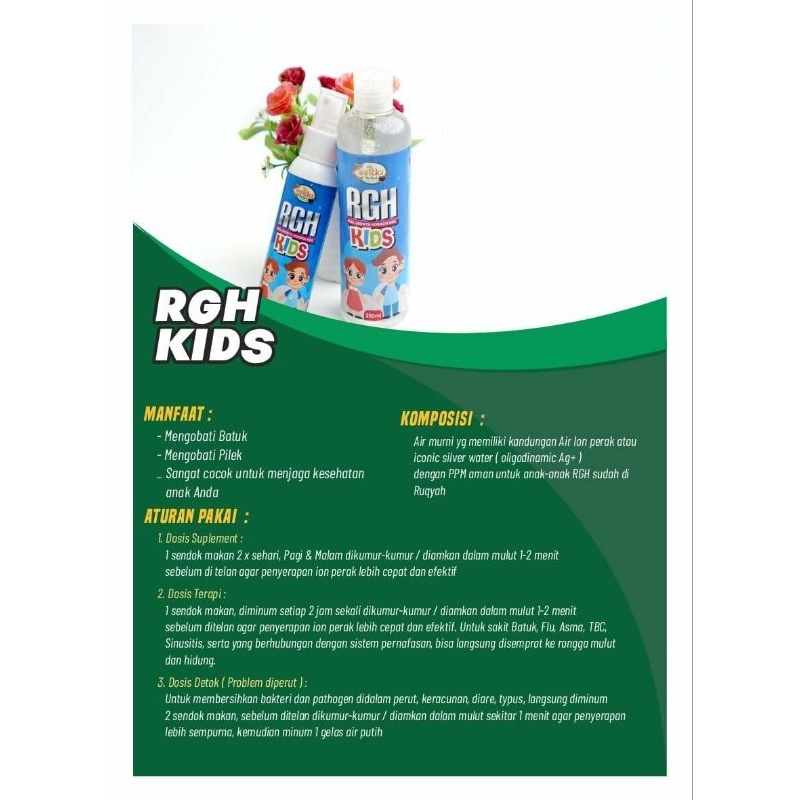 

Rgh Kids Zeeida Herbal, atasi demam bapil membunuh kuman secara cepat