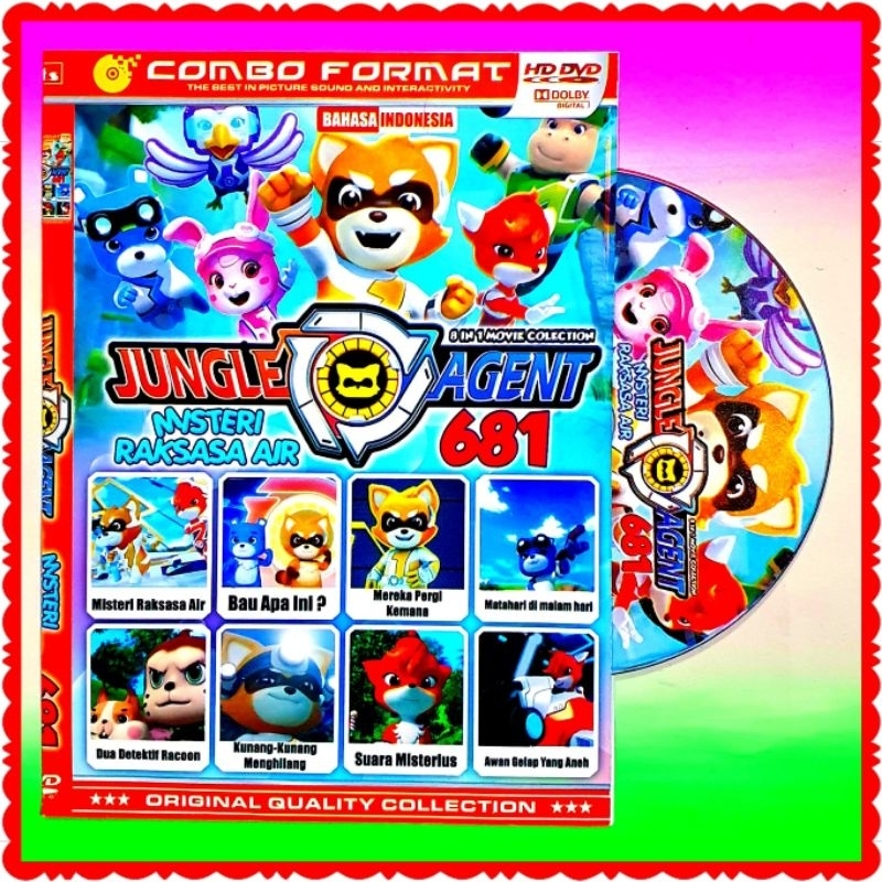 KASET FILM ANAK ANAK KARTUN JUNGLE AGENT BAHASA INDONESIA-FILM ANAK ANAK KARTUN TERBARU