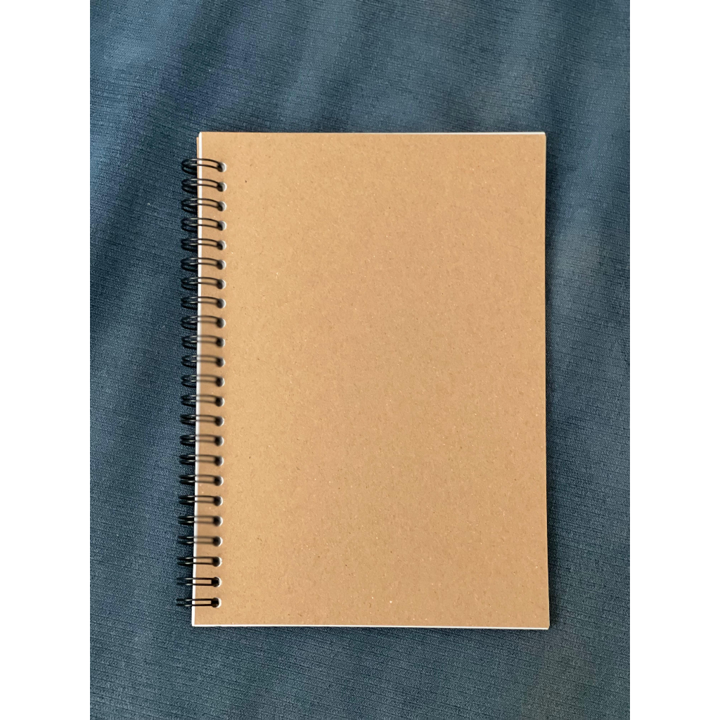 

NoteBook A5 Kraft/spiral/souvenir/custome murah