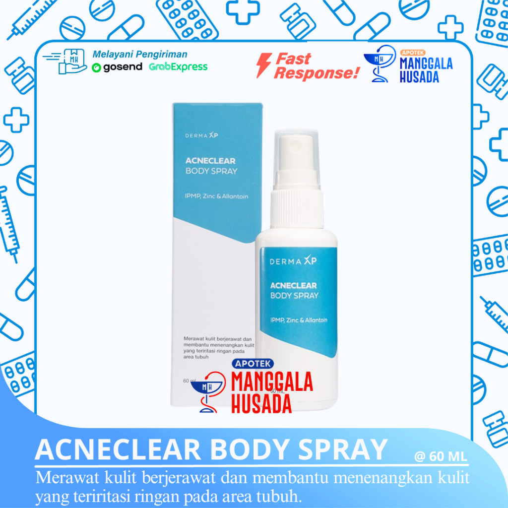 ACNECLEAR BODY SPRAY DERMA XP @ 60 ML