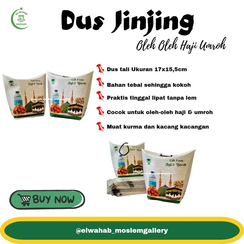 

(satuan) Dus Jinjing Untuk Oleh Oleh Haji Umroh