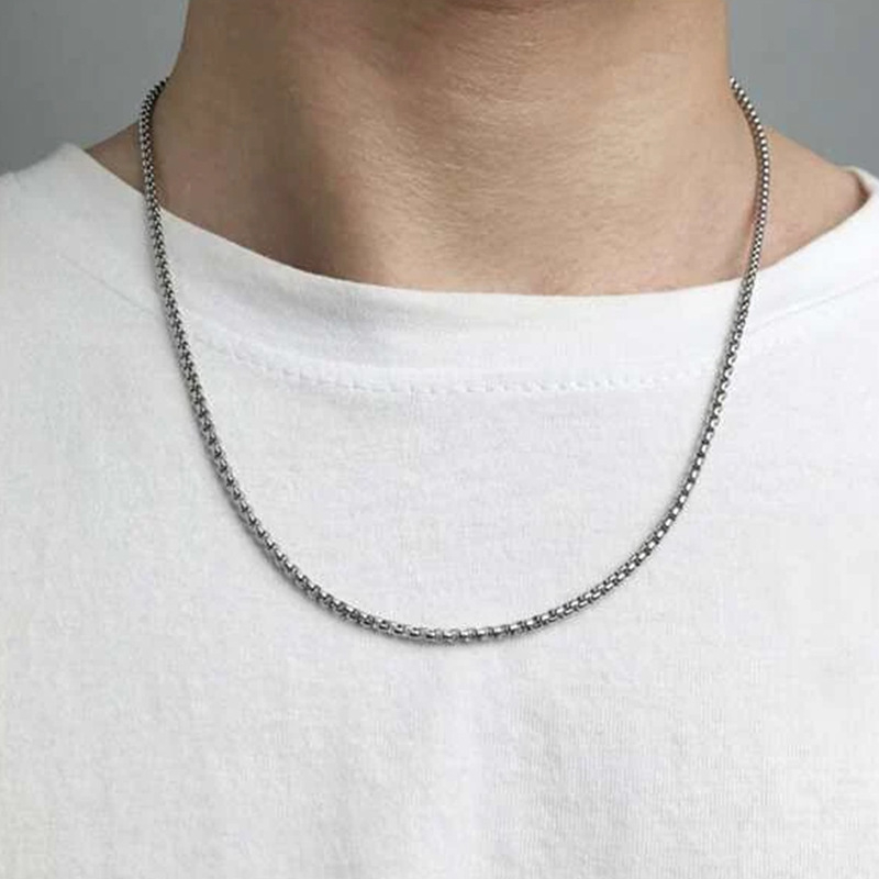 KALUNG RANTAI MODEL SIMPEL UNTUK PRIA DAN WANITA