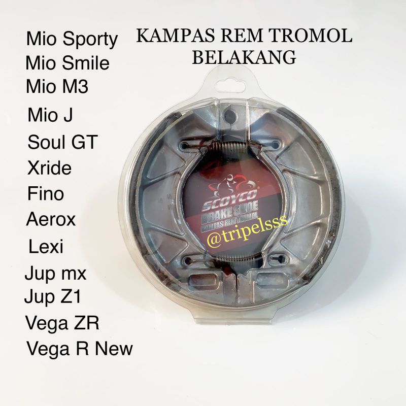 KAMPAS REM TROMOL MIO KAMPAS REM BELAKANG VEGA ZR NEW JUPITER MX VEGA R NEW
