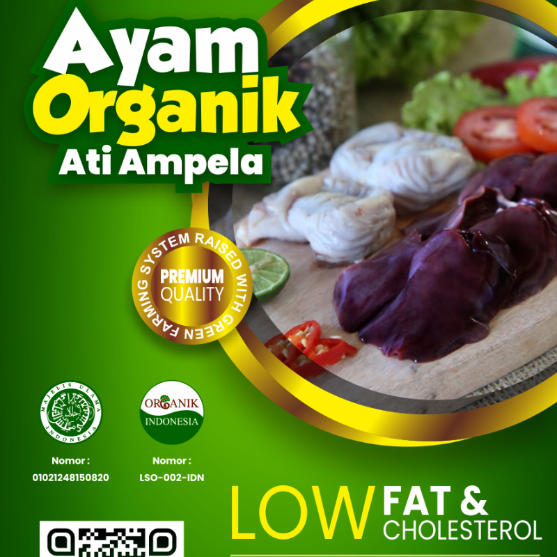 

Ati Ampela Ayam Berkah Chicken Organik Ayam Probiotik Halal 500 Gr