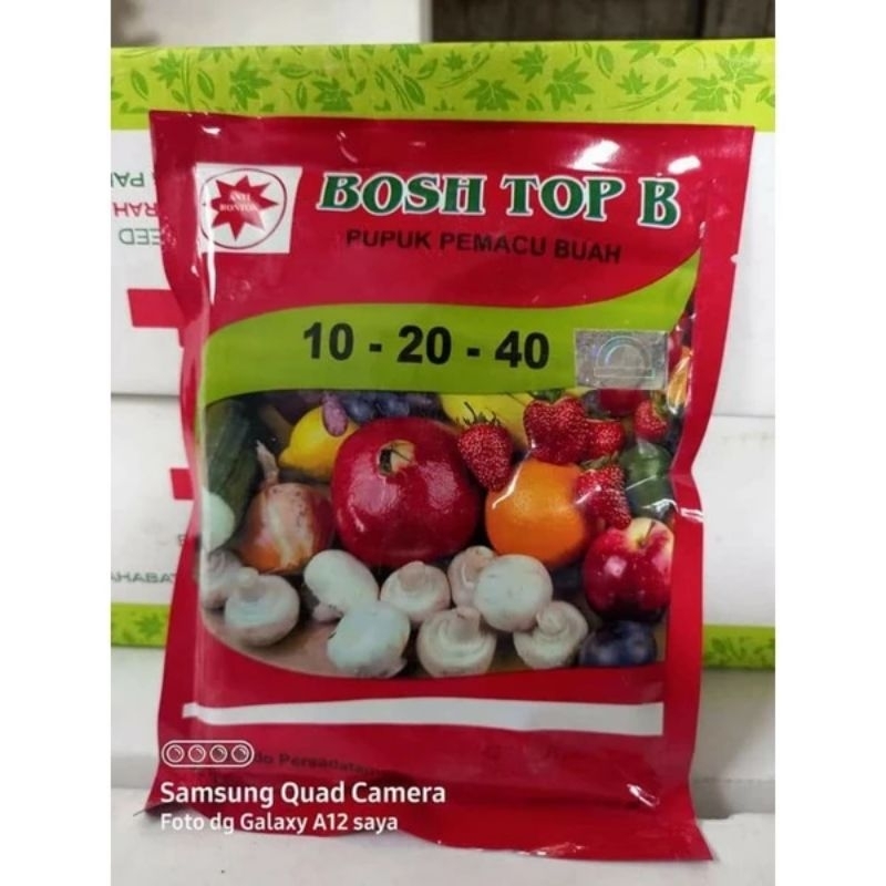 bosh top B anti rontok untuk bunga dan buah 500gram