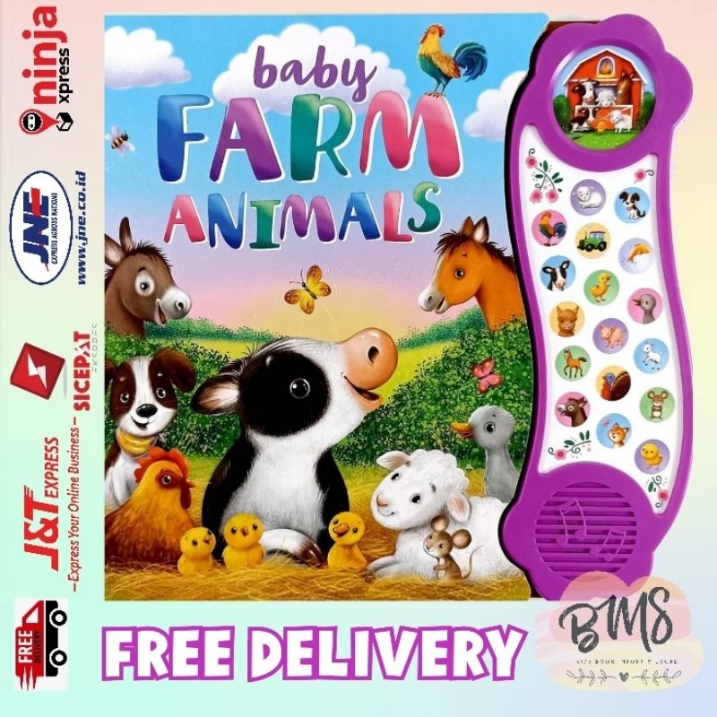 Igloo Books Baby Farm Animals 18 Button Mega Sound Book