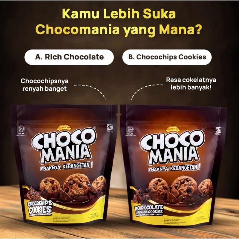 

choco mania / chocochips / snack kekinian // rich chocolate