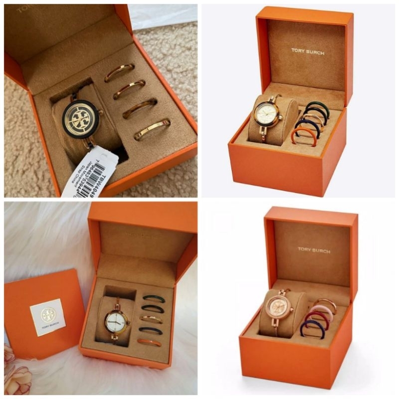 JAM TANGAN WANITA TORY BURCH REVA BANGLE FULSET ORIGINAL