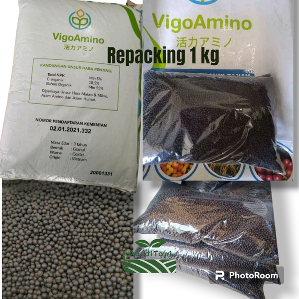 Pupuk VIGO AMINO Asam Humat,Vitamin dan Asam Amino REPACK 1kg