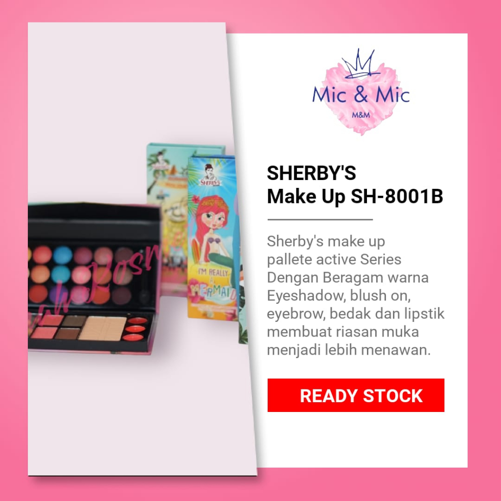 Make Up Sherby's SH-8001B | Rumah Kosmetik Grosir