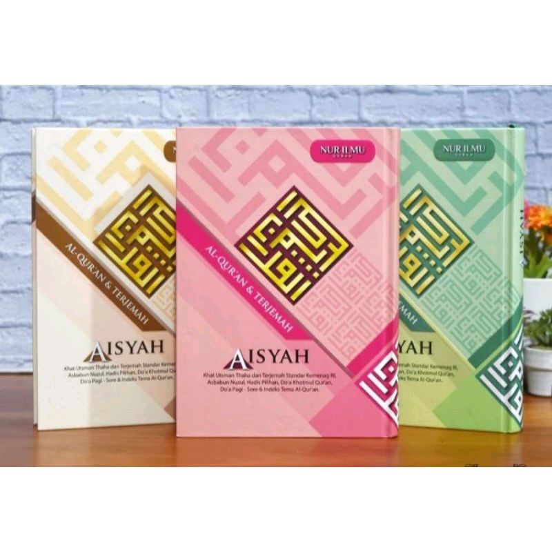 Mushaf Alquran Aisyah milinial Alquran terjemahan untuk wanita A5 Tanggung
