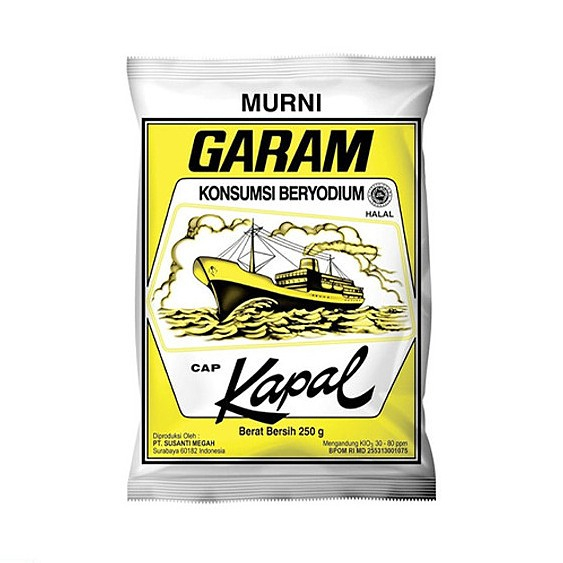 

Garam Cap Kapal 250gr Beryodium