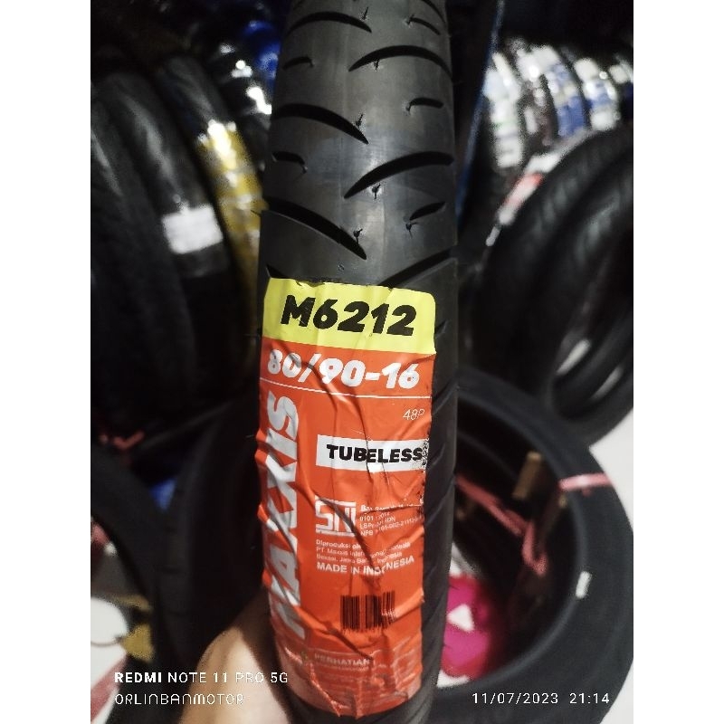 Ban Belakang Skywave 80/90-16 Tubles/Ban Belakang Nouvo Z Maxxis