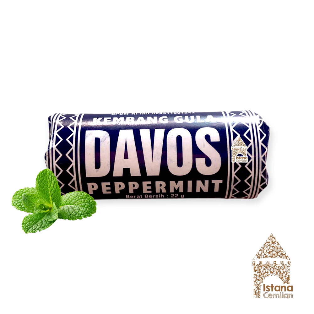 

DAVOS Permen Jadul Peppermint Roll 22 Gram / Tablet 10 Gram