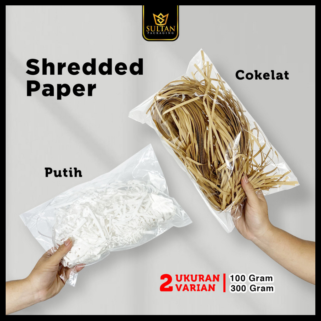 

Shredded Paper Gift Box - Kertas Serut Cacah Gift Box Filler Termurah - D8