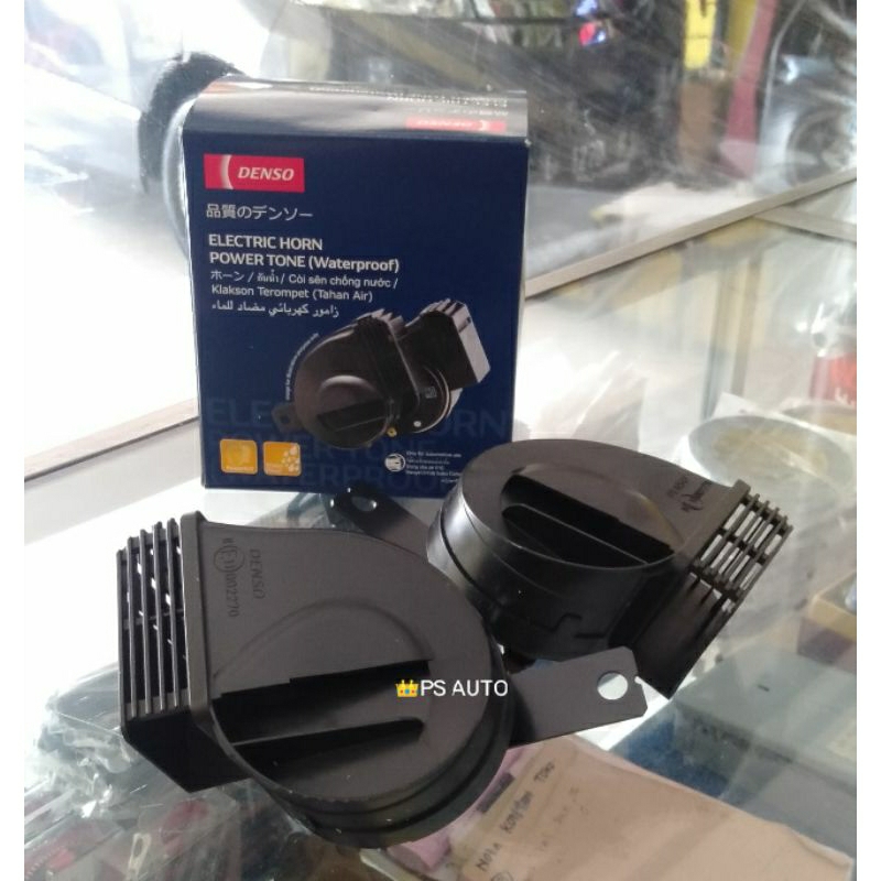 klakson mobil keong denso tahan air 12v / klakson mobil keong terompet 12v / bel mobil 12v / klakson