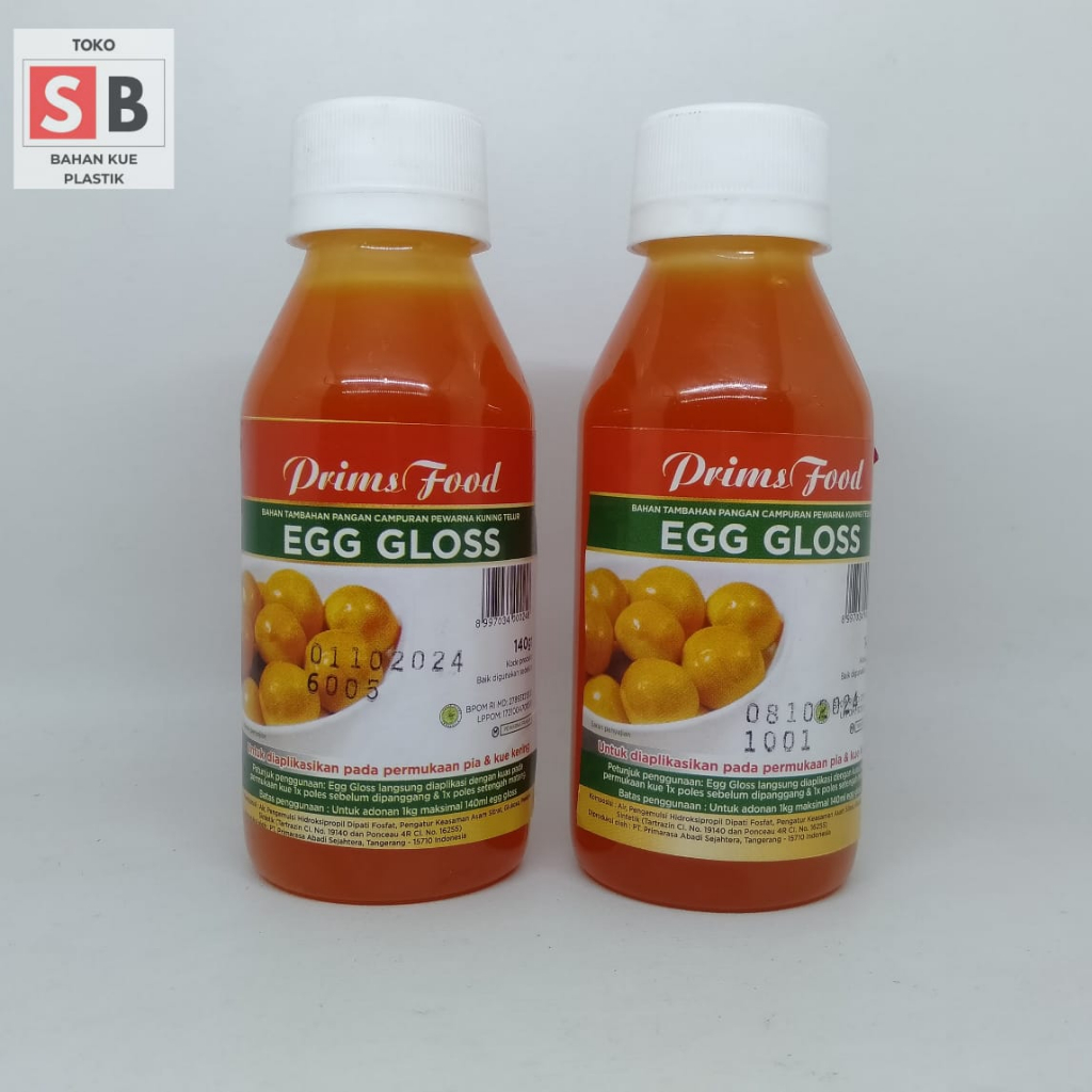 

EGG GLOSS 140ML/ OLESAN NASTAR 140 ML PRIMS FOOD ( PENGKILAP KUE)