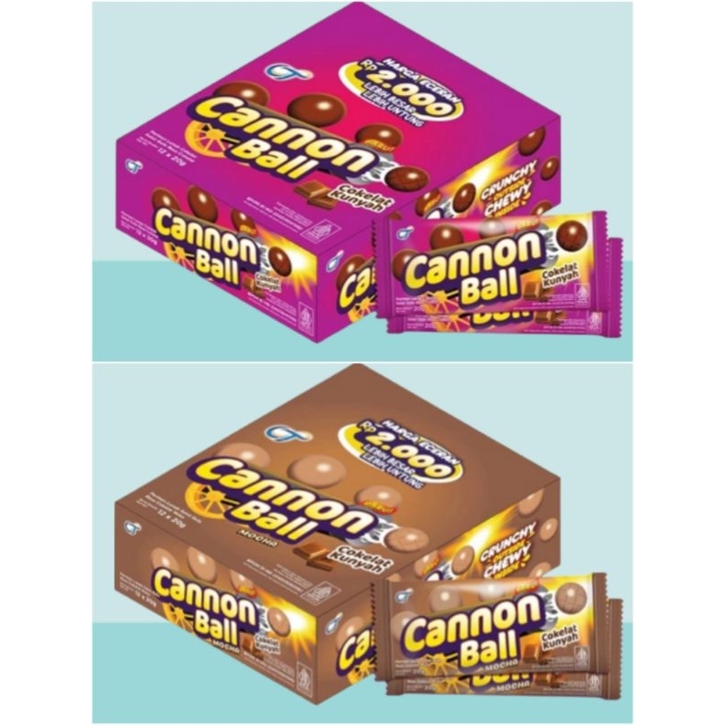 

Cannon Ball Coklat Kunyah Besar isi 12 Pcs x 20 gram