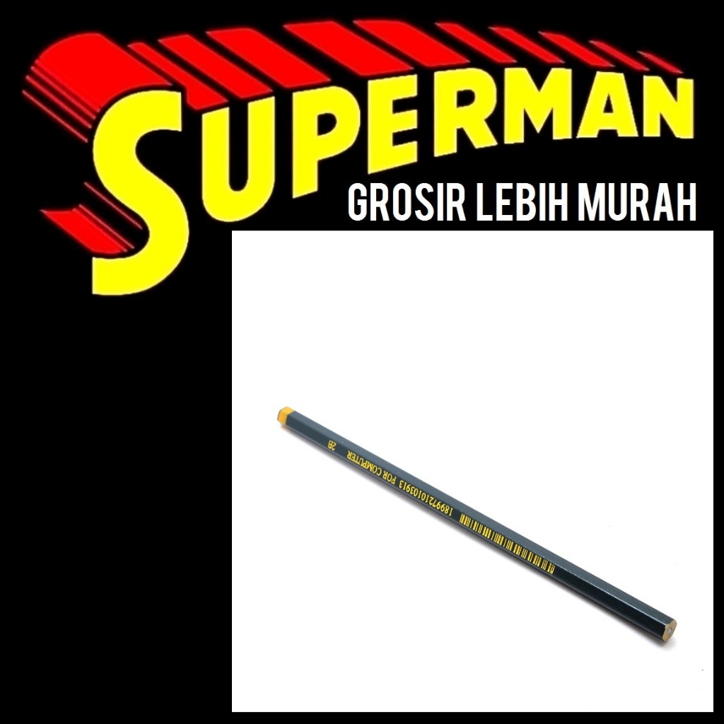 

(W10) ECERAN 1 PCS PENSIL 2B PENCIL supermanjogja supermanjogja