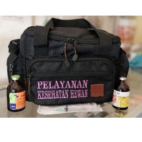 Tas obat dokter hewan paramedis lapangan