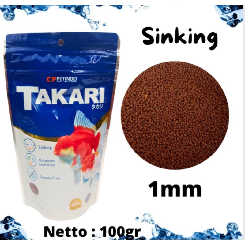Makanan Ikan Hias CP PETINDO TAKARI SINKING 100GR