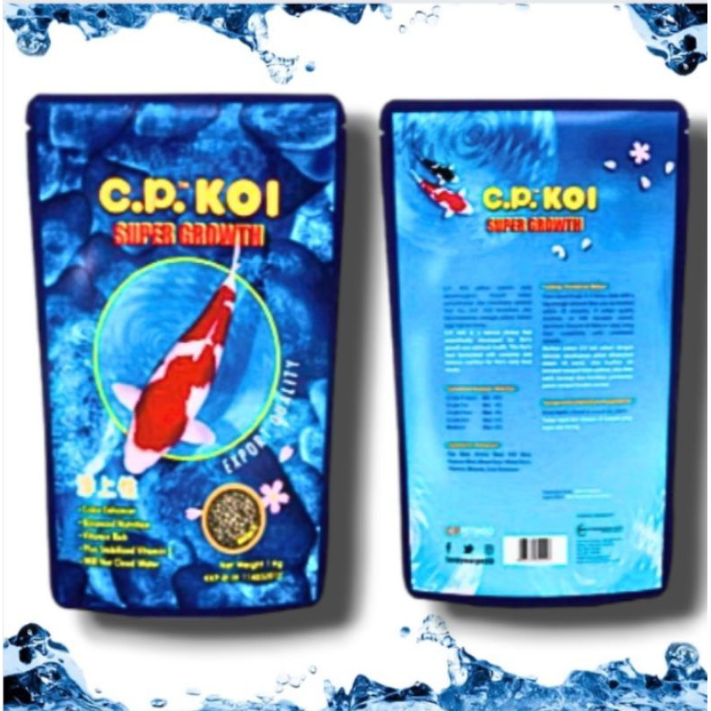 Makanan Ikan Koi CP KOI SUPER GROWTH 1Kg