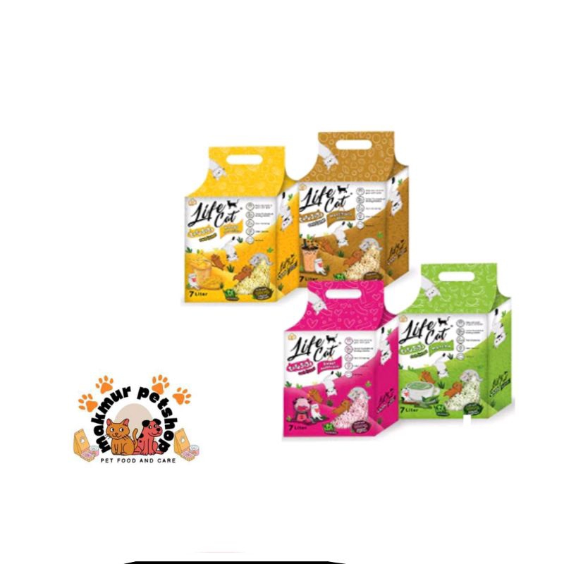 Life Cat Tofu Soya 7 Liter / Pasir Life Cat Soya / Pasir Tofu