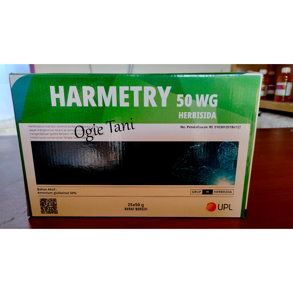 Herbisida HARMETRY 50 WG, Herbisida Kontak dan Sistemik, Sachet Isi 50 Gram