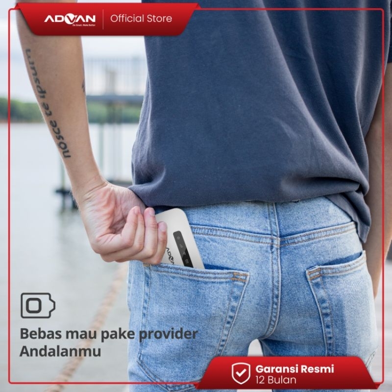 Mifi Advan iPocket Advan MF01 4G All Operator Modem Wifi 4G All Operator Advan Mifi iPocket