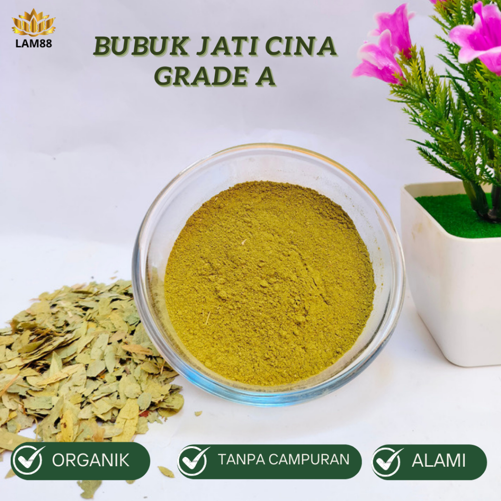

(ORIGINAL) BUBUK DAUN JATI CINA MURNI 100%