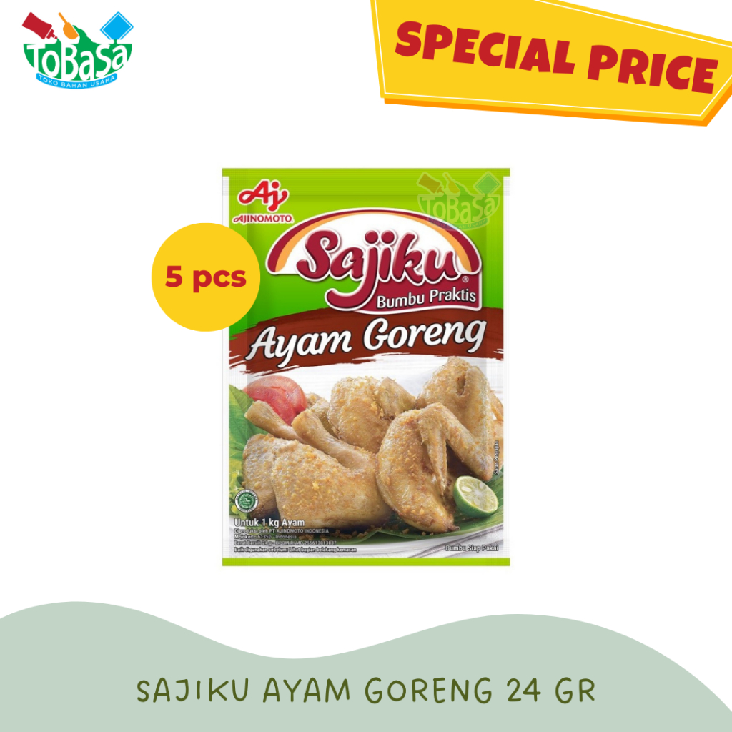 

Sajiku Bumbu Ayam Goreng 5x24 gr