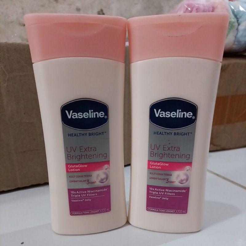 hand body Vaseline pink 200ml ori