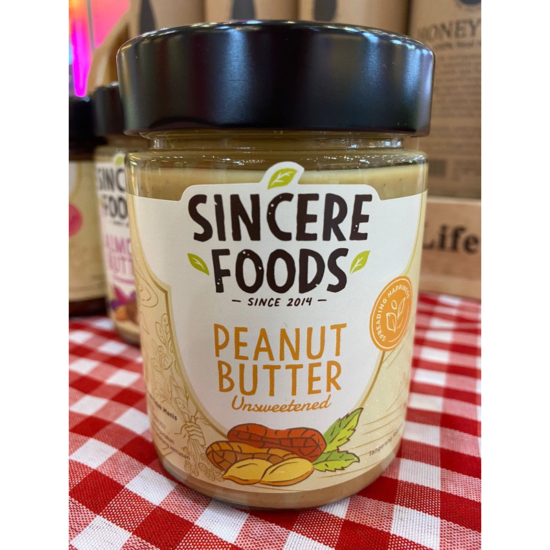 

Sincere Foods Peanut Butter Unsweetened 300gr