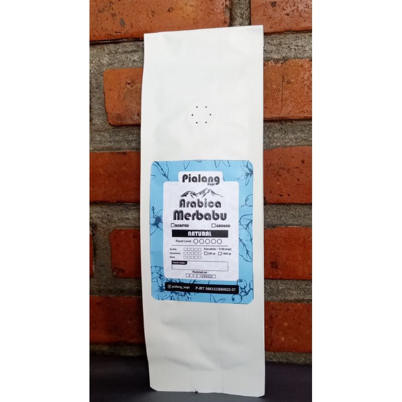 

Kopi Arabika Merbabu Proses Natural 200gram