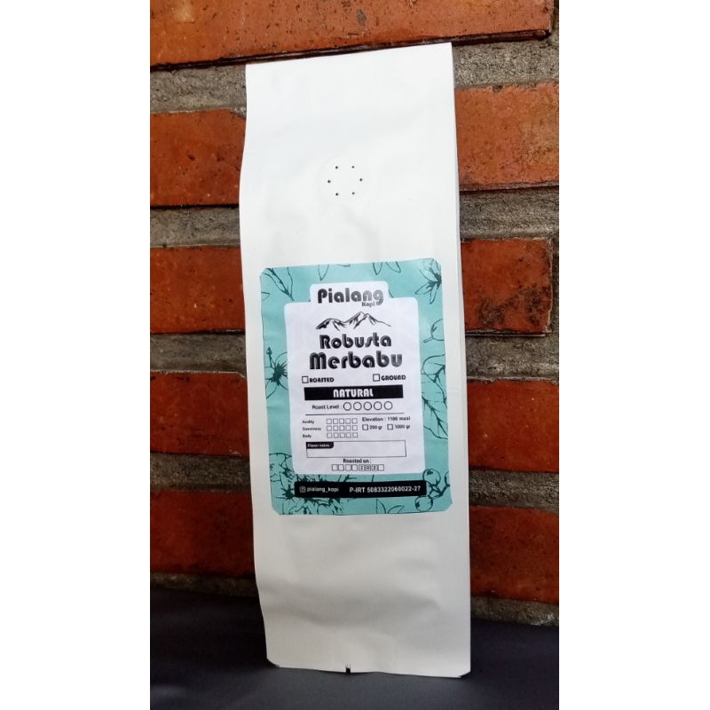 

Kopi Robusta Merbabu proses natural 200gram
