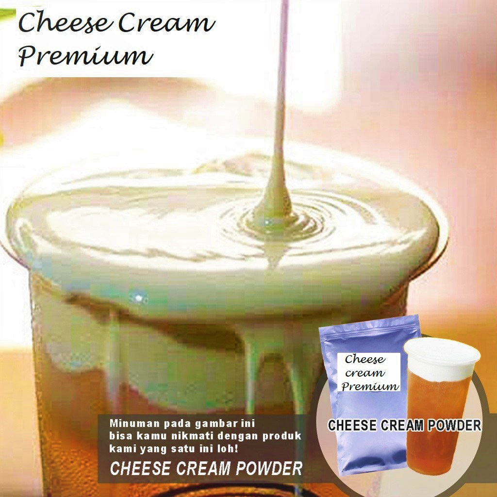 

Topping Cheese Cream 250gram- Bubuk Cream Cheese 250 gram Best Seller Produk Cheese Tea