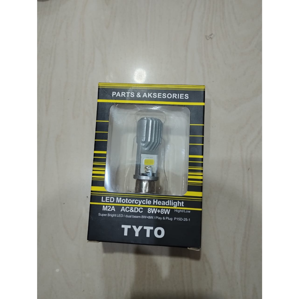 Lampu Utama Motor LED H6 TYTO AC DC Original