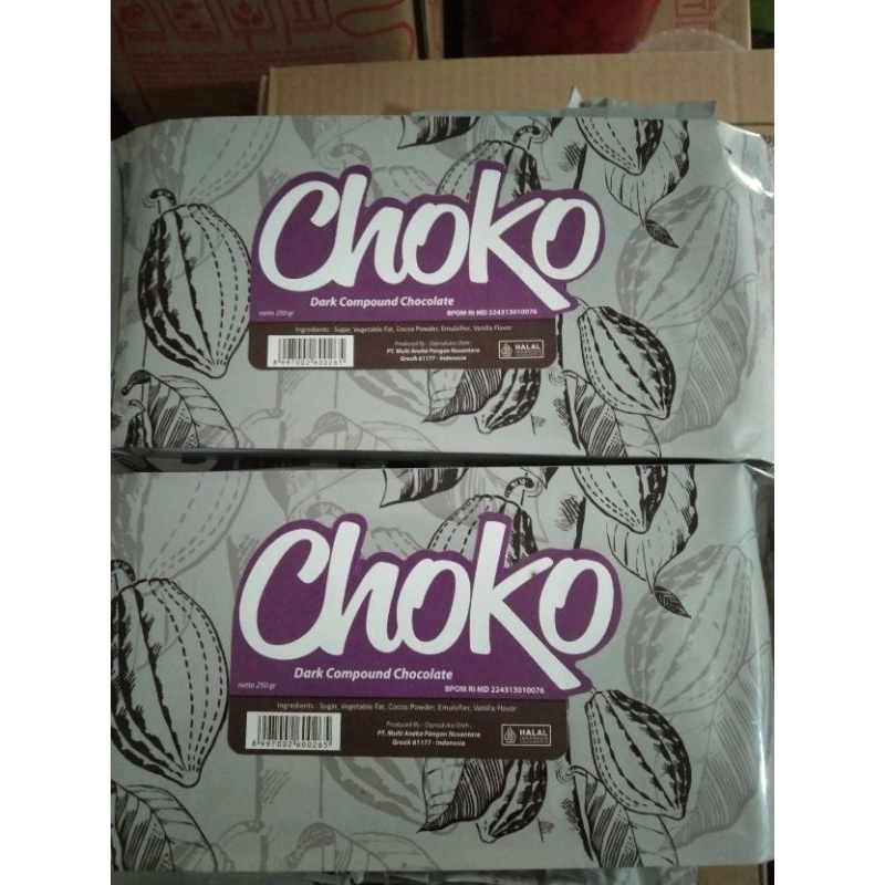 

Coklat batang Choko dark Compound Chocolate