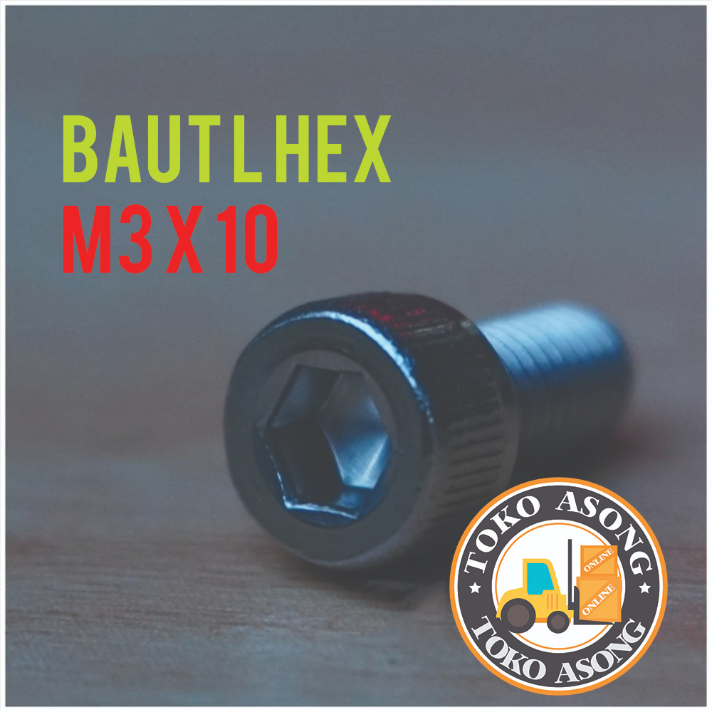 Baut L Stainless Steel M3 X 10 Stenlis
