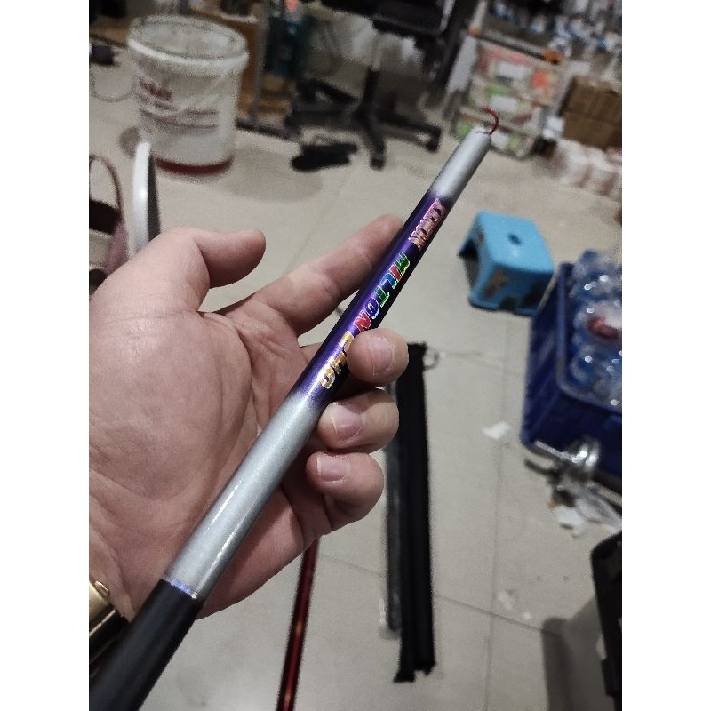 joran pancing tegeg ruas pendek 38 xenon milton 240 atau 270 cm