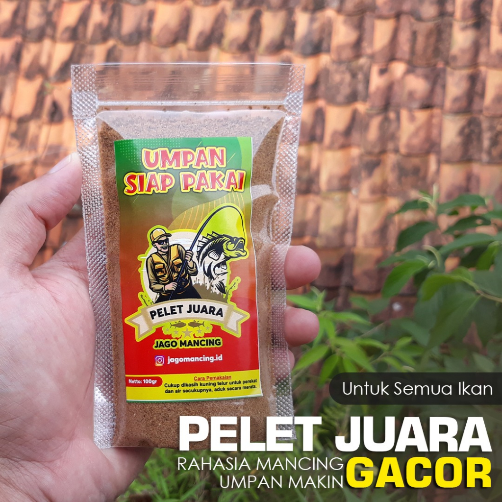 ( UMPAN KAWALU TERBAIK ) Umpan Pelet Ikan Mas Amis Wangi Untuk Harian Lomba & Galatama