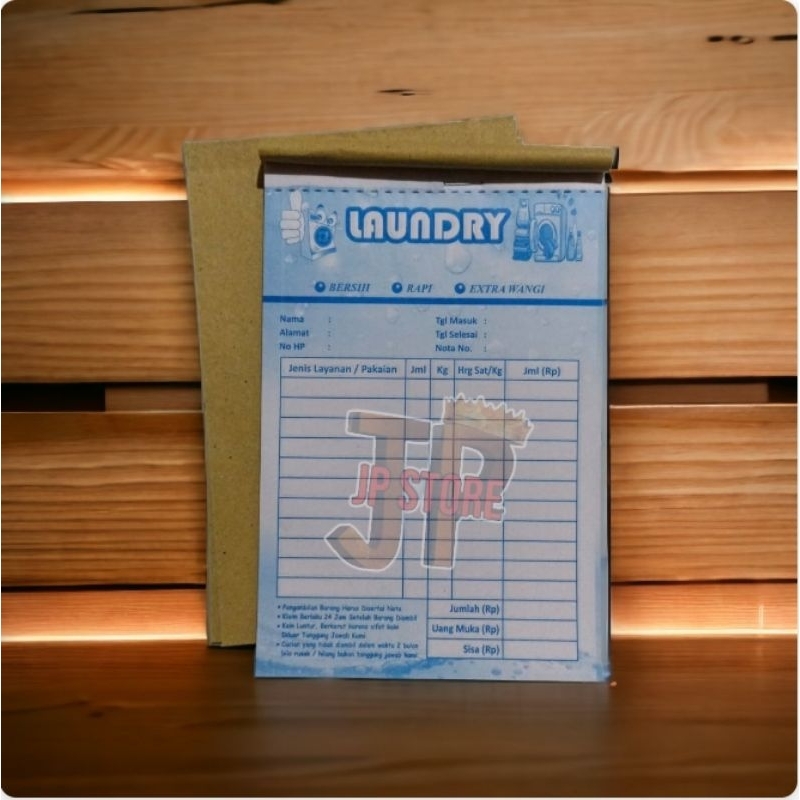 

NOTA LOUNDRY 2 PLY 1/4 FOLIO | J | SIAP KIRIM