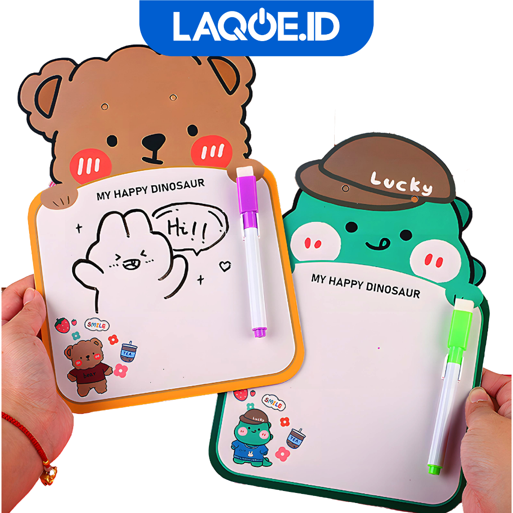 

Papan Tulis Karakter Papan Tulis Mini Whiteboard Mini Karakter Multifungsi HM033 - LAQOE