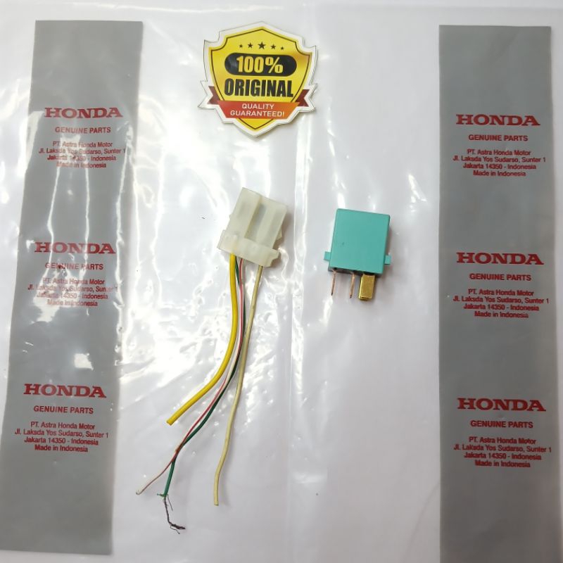 relay kaki 4 soket honda beat fi scoopy vario 125 150 original omron